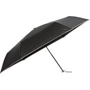 折りたたみ傘 紳士 晴雨兼用 mabu シャイニーチタンミニ パイピング 58cm 手開き式 UVカット加工 一級遮光 遮光・遮熱 耐風仕様 UPF50+ グレー SMV-42032