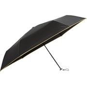 折りたたみ傘 紳士 晴雨兼用 mabu シャイニーチタンミニ パイピング 58cm 手開き式 UVカット加工 一級遮光 遮光・遮熱 耐風仕様 UPF50+ イエロー SMV-42033