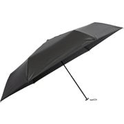 折りたたみ傘 紳士 晴雨兼用 mabu シャイニーチタンミニ パイピング 58cm 手開き式 UVカット加工 一級遮光 遮光・遮熱 耐風仕様 UPF50+ブラック SMV-42034