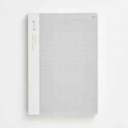 isshoni.ノート ナンバー A6 方眼 クリア R1810