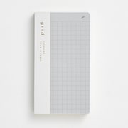 isshoni.ノート ナンバー ミニ 方眼 クリア R1816