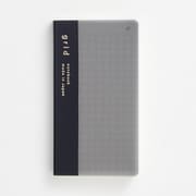 isshoni.ノート ナンバー ミニ 方眼 ブラック R1817