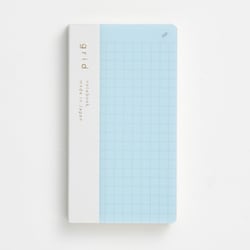 isshoni.ノート ナンバー ミニ 方眼 ライトブルー R1821