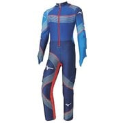 Jr GS ONE-PIECE Z2MHB702 72 シーポートブルー×ウェーバーグレー 140サイズ [スキーウェア レーシングワンピース ジュニア]