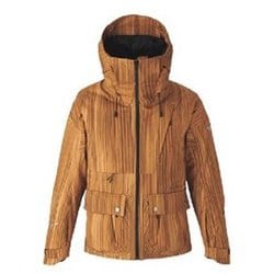 FREE SKI PRINT PARKA Z2MEB340 75 オレンジ Sサイズ [スキーウェア ジャケット ユニセックス]