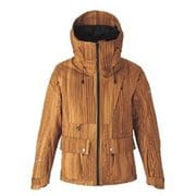 FREE SKI PRINT PARKA Z2MEB340 75 オレンジ Sサイズ [スキーウェア ジャケット ユニセックス]