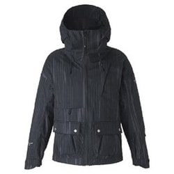 FREE SKI PRINT PARKA Z2MEB340 80 ブラック×ガンメタ Mサイズ [スキーウェア ジャケット ユニセックス]