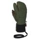 Leather 3Finger Gloves Z2JYB502 38 カーキ Sサイズ [スキー スノーボード グローブ]