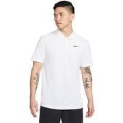 コートDri-FIT メンズ テニス ポロシャツ ホワイト/ブラック（100） Mサイズ DH0858