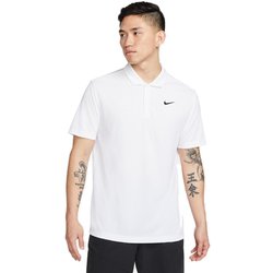 コートDri-FIT メンズ テニス ポロシャツ ホワイト/ブラック（100） Lサイズ DH0858