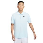 コートDri-FIT ソリッド S/S ポロ DH0858 476 グレイシャーブルー/ブラック Sサイズ [テニス 半袖ポロシャツ メンズ]