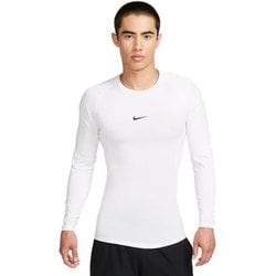 NP Dri-FIT タイト ロングスリーブ タイト トップ FB7920 100 ホワイト/ブラック Sサイズ [フィットネス 長袖シャツ メンズ]