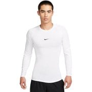 NP Dri-FIT タイト ロングスリーブ タイト トップ FB7920 100 ホワイト/ブラック Sサイズ [フィットネス 長袖シャツ メンズ]