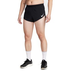 Dri-FIT ADV エアロスイフト BF ショート 2インチ FN3350 010 ブラック/サミットホワイト Lサイズ [ランニングウェア ショートパンツ メンズ]