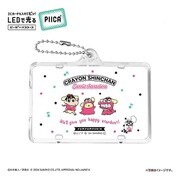 PCP240107 クレヨンしんちゃん×サンリオキャラクターズ PIICA（ピーカ） クリアケース付き ビビットカラー C [キャラクターグッズ]