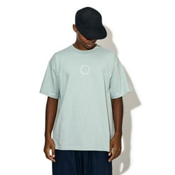 CIRCLE LOGO EMBROIDERY TEE cac-01-2404-02 MOSS GREEN Mサイズ [アウトドア カットソー メンズ]
