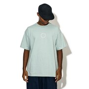 CIRCLE LOGO EMBROIDERY TEE cac-01-2404-02 MOSS GREEN Mサイズ [アウトドア カットソー メンズ]