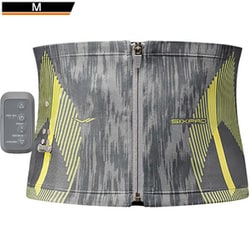 SA-AF-14A-M [SIXPAD Powersuit Core Belt 【HOMEGYM対応モデル】シックスパッド パワースーツ コアベルト EMS腹筋ベルト グレー M ＋ 専用コントローラー]