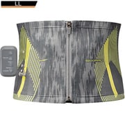 SA-AH-14A-LL [SIXPAD Powersuit Core Belt 【HOMEGYM対応モデル】シックスパッド パワースーツ コアベルト EMS腹筋ベルト グレー LL ＋ 専用コントローラー]