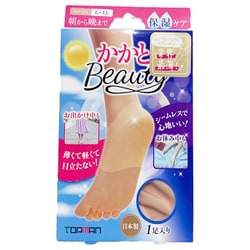 かかとbeauty ベージュ L-LLサイズ 1足
