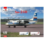 AM72253 1/72 アントノフ An-24 Bコーク双発旅客機 [組立式プラスチックモデル]