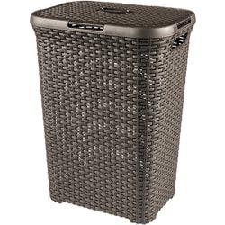 Style スタイル ランドリーふた付きバスケット 60L ブラウン CV-053