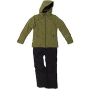 レディーススーツ LADIES' SUIT ONS87530 316009 KHAKI×BLACK Lサイズ [スキーウェア 上下セット レディース]