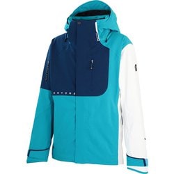 デモアウタージャケット DEMO OUTER JACKET ONJ97042 B.TURQUOISE×NAVY(624688) Mサイズ [スキーウェア ジャケット ユニセックス]