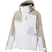 デモチームアウタージャケット DEMO TEAM OUTER JACKET ONJ97400 WHITE×V.SAND SSサイズ [スキーウェア ジャケット ユニセックス]