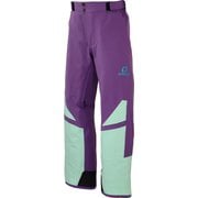 デモチームアウターパンツ DEMO TEAM OUTER PANTS ONP97450 PURPLE×P.LIME XOサイズ [スキーウェア パンツ ユニセックス]