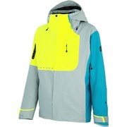 デモアウタージャケット DEMO OUTER JACKET ONJ97042R GRAY×F.YELLOW(004F280) Sサイズ [スキーウェア ジャケット ユニセックス]