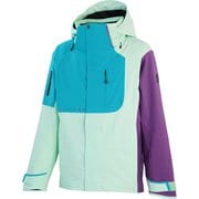 デモアウタージャケット DEMO OUTER JACKET ONJ97042R P.LIME×B.TURQUOISE(530624) Lサイズ [スキーウェア ジャケット ユニセックス]