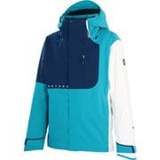 デモアウタージャケット DEMO OUTER JACKET ONJ97042R B.TURQUOISE×NAVY(624688) Sサイズ [スキーウェア ジャケット ユニセックス]