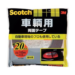 PCA-20R [車輌用両面テープ 20mmx10m （耐候性に優れたアクリル系接着テープ・屋外用）]