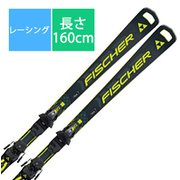 スキー板「FISHER RC4 WORLDCUP SC M-TRACK P06523 160cm」+ビンディング「FISHER RC4 Z12 GW POWERRAIL T20220」セット [24-25 モデル レーシング]