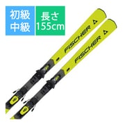 スキー板「FISHER RC4 POWER TI P07823 155cm」+ビンディング「FISHER RC4 Z10 GW POWERRAIL T40821」セット [24-25 Newモデル 初級・中級]