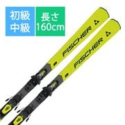 スキー板「FISHER RC4 POWER TI P07823 160cm」+ビンディング「FISHER RC4 Z10 GW POWERRAIL T40821」セット [24-25 Newモデル 初級・中級]