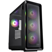 配線済スリーブケーブル搭載 ATX対応 エアフロー型 ミドルタワーケース ブラックモデル CUT593PB