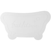 珪藻土モチーフバスマット Bathtime(バスタイム) ホワイト NIT-067-WH