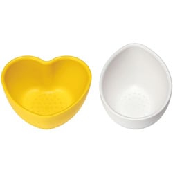キュートイエロー ペット用小鉢 2個セット PLS1