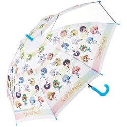 キャラクターグッズ UB55C カラフルピーチ ジャンプ傘 55cm
