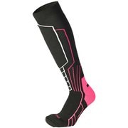 CA-227 WARM CONTROL WOMAN WMSS-028-159S BK/PK Sサイズ(24.5-25cm) [スキーソックス レディース]