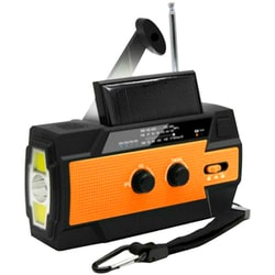 RABLISS 多機能防災ラジオ AM/FM ワイドFM対応 オレンジ KO210