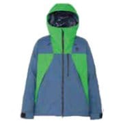 2トーン カラー フーデッド ジャケット 2-tone Color Hooded Jacket G13303 ネイビーブルー×ブライトグリーン VB サイズ3 [スキーウェア ジャケット メンズ]