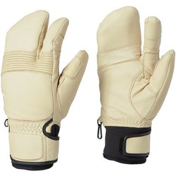 レザースリーフィンガーフォームフィッティンググローブ Leather 3-finger Formfitting Gloves G84301 ベージュ BE サイズ2 [スキー スノーボード グローブ]
