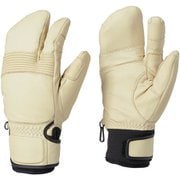 レザースリーフィンガーフォームフィッティンググローブ Leather 3-finger Formfitting Gloves G84301 ベージュ BE サイズ3 [スキー スノーボード グローブ]