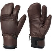 レザースリーフィンガーフォームフィッティンググローブ Leather 3-finger Formfitting Gloves G84301 ブラウン BR サイズ2 [スキー スノーボード グローブ]