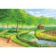 300-376 西倉ミト シバとブンちゃんのお散歩シリーズ みのりの里 [ジグソーパズル 300ピース]