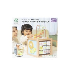 木製玩具 G03-1186 あそびたっぷり フルーツアクティビティボックス