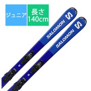 スキー板「S/RACE JR M L47678300 140cm」+ビンディング「C5 GW L47580100」セット [24-25 Newモデル ジュニア]
